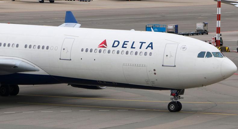 A Delta plane.Nicolas Economou/NurPhoto via Getty Images