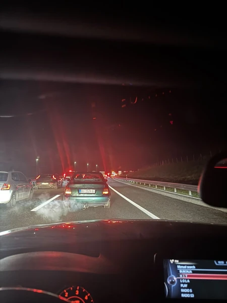 Saobraćajna nesreća na auto-putu Miloš Veliki