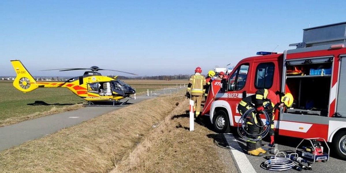 Zginęli w tym samym czasie. Straszna śmierć małżeństwa. Tragedia pod Prudnikiem.