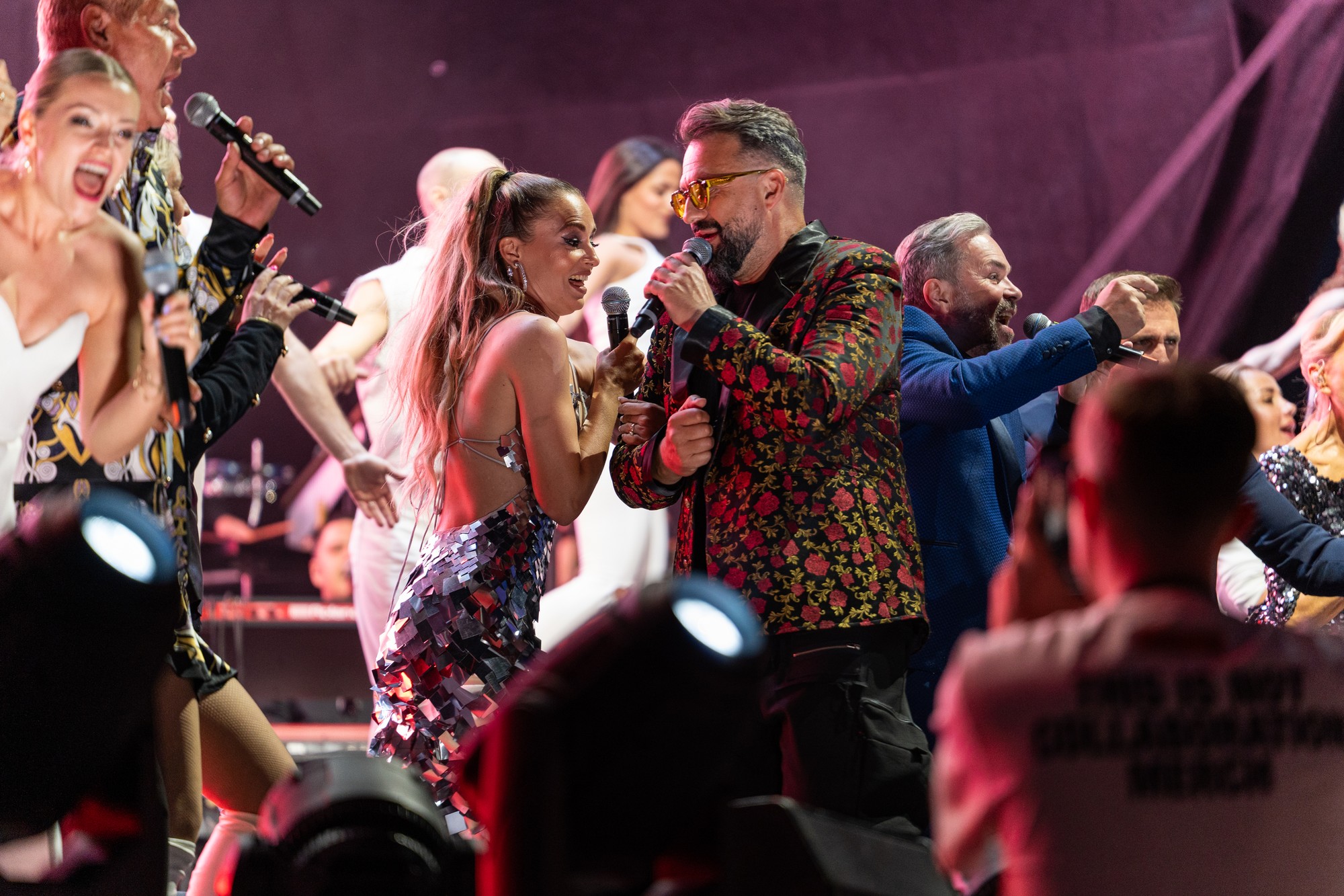 Megakoncert Karol Duchoň 75 v Nitre - Mária Čírová a Marián Čekovský.