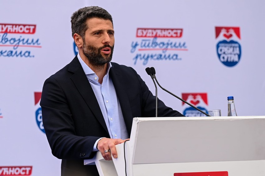 Miting koalicije "Aleksandar Vučić — Beograd sutra"