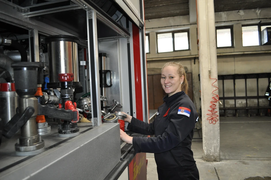 Katarina je postala vatrogasac po uzoru na sestru Biljanu