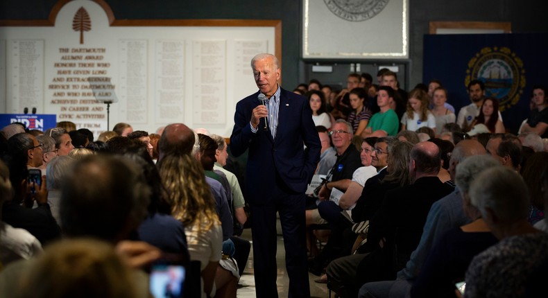 Biden, Recalling '68, Asks Audience to Imagine Obama's Assassination