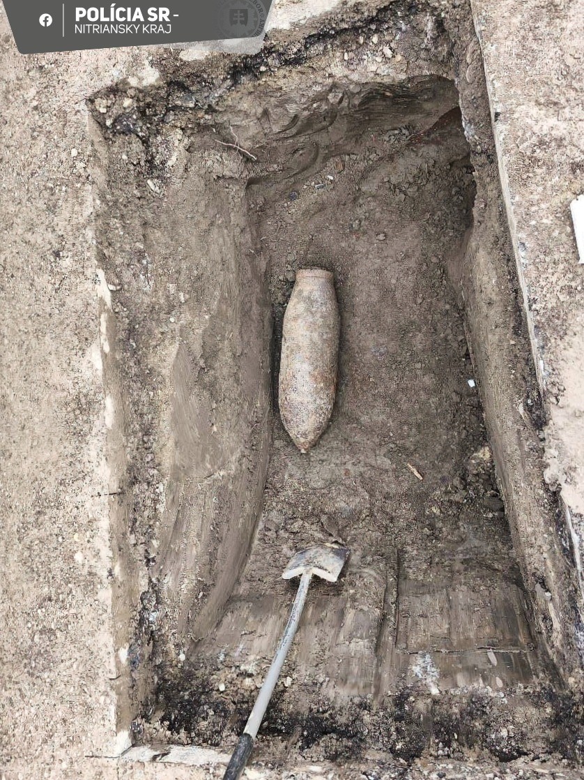 Vo Svodíne našli bombu z druhej svetovej vojny. 