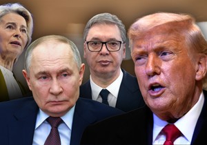 Donald Tramp, Vladimir Putin, Ursula fon der Lajen i Aleksandar Vučić 