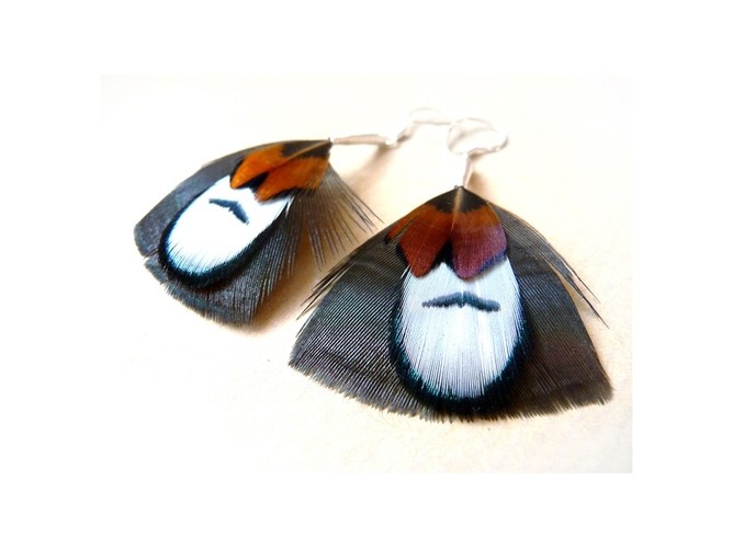 Biżuteria Still Tree Jewellery z oferty butiku trendsetterka.com - kolczyki z ptasich piór