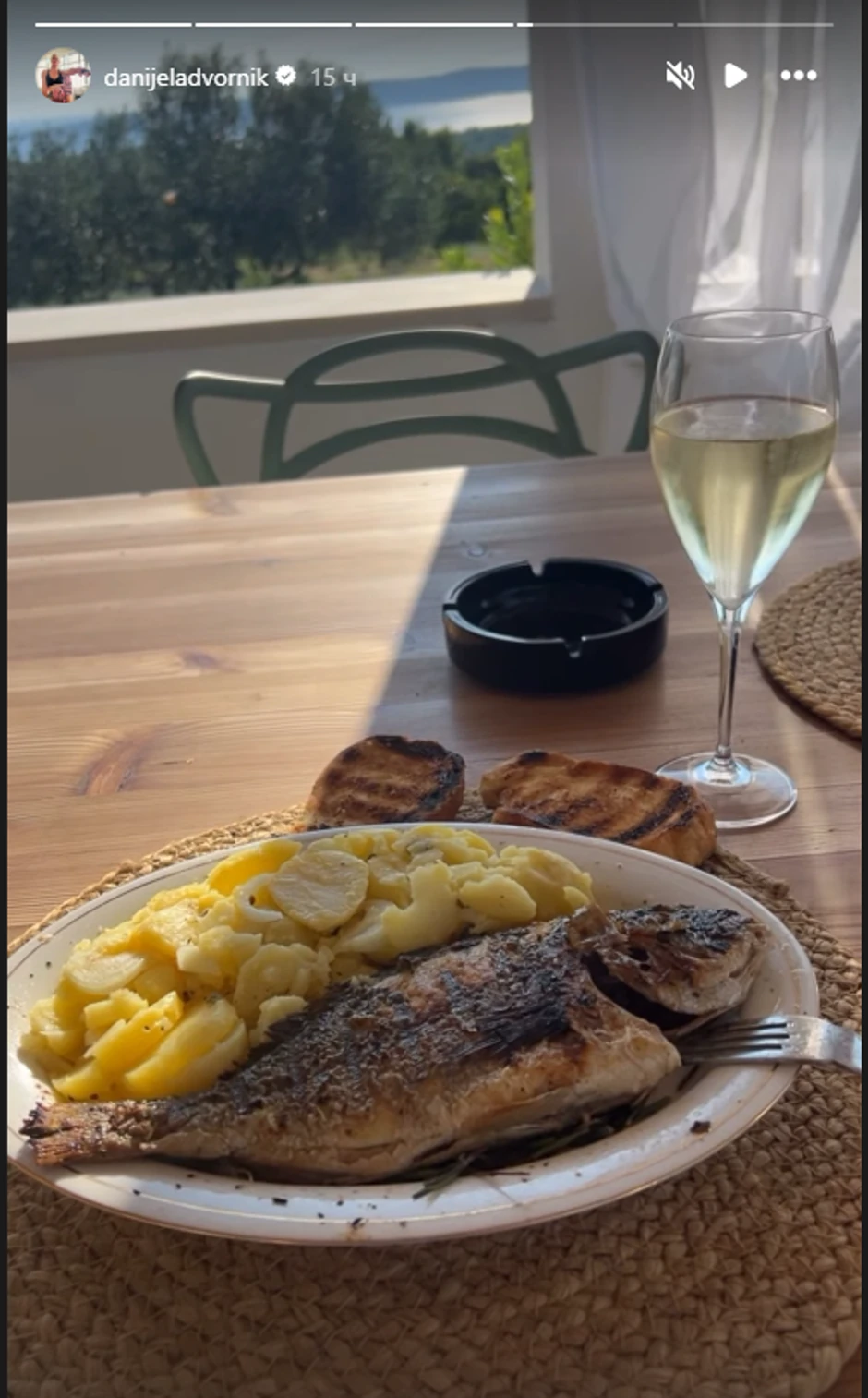 Danijela Dvornik pokazala dvorište