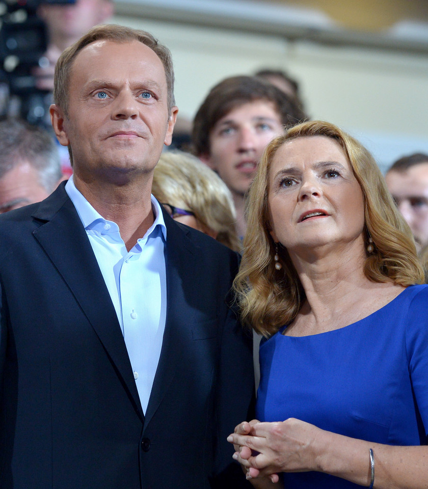 Premier Donald Tusk z żoną Małgorzatą 