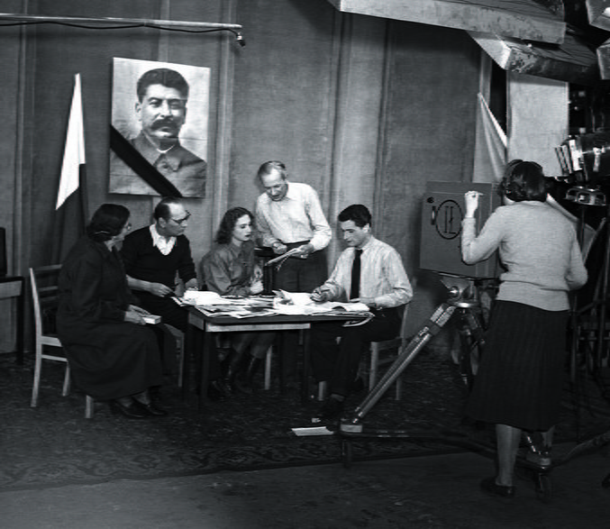 Próba programu telewizyjnego, Warszawa, 1 marca 1953 r