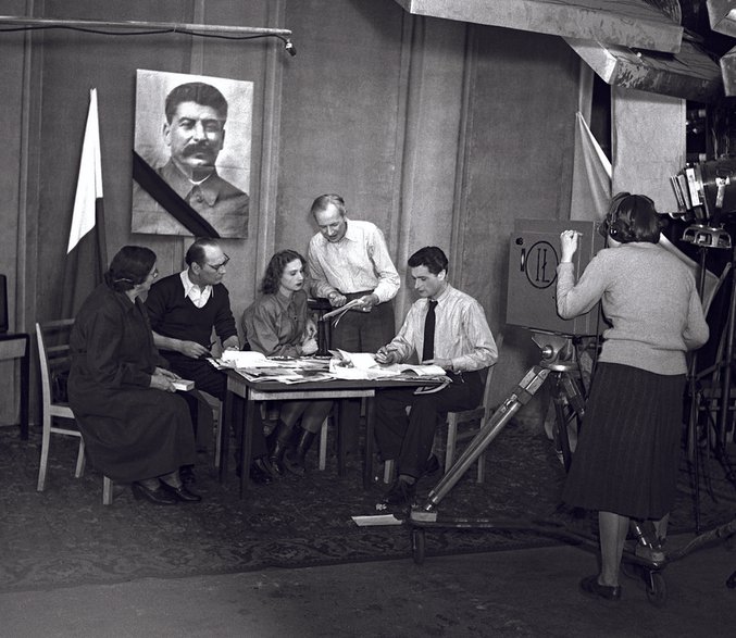 Próba programu telewizyjnego, Warszawa, 1 marca 1953 r