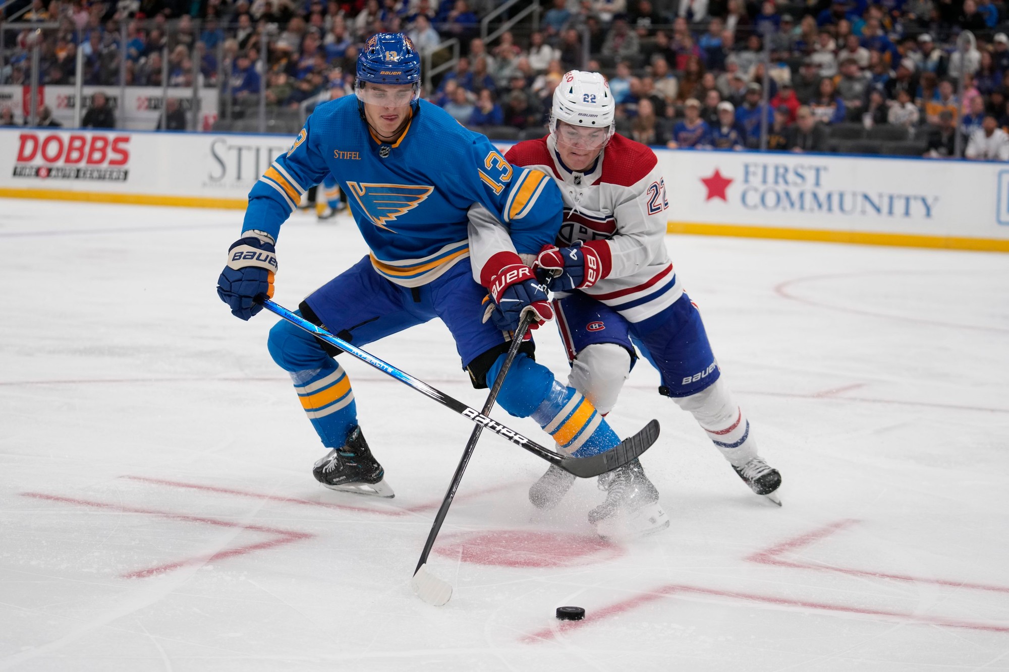 Zápas NHL: St. Louis Blues - Montreal Canadiens.