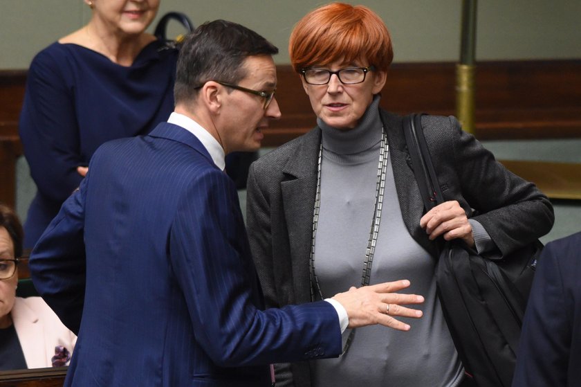 Mateusz Morawiecki i Elżbieta Rafalska