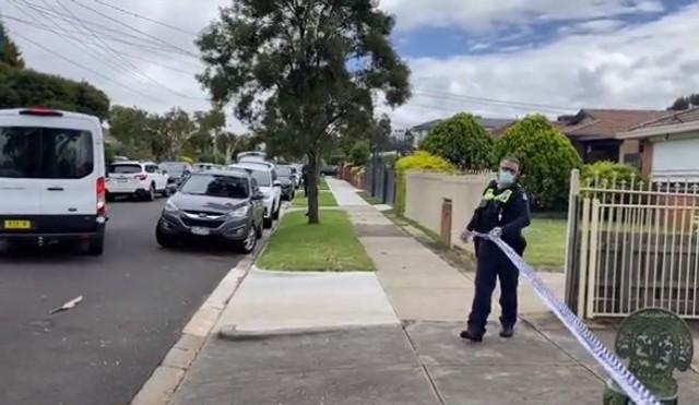 Policija na mestu ubistva