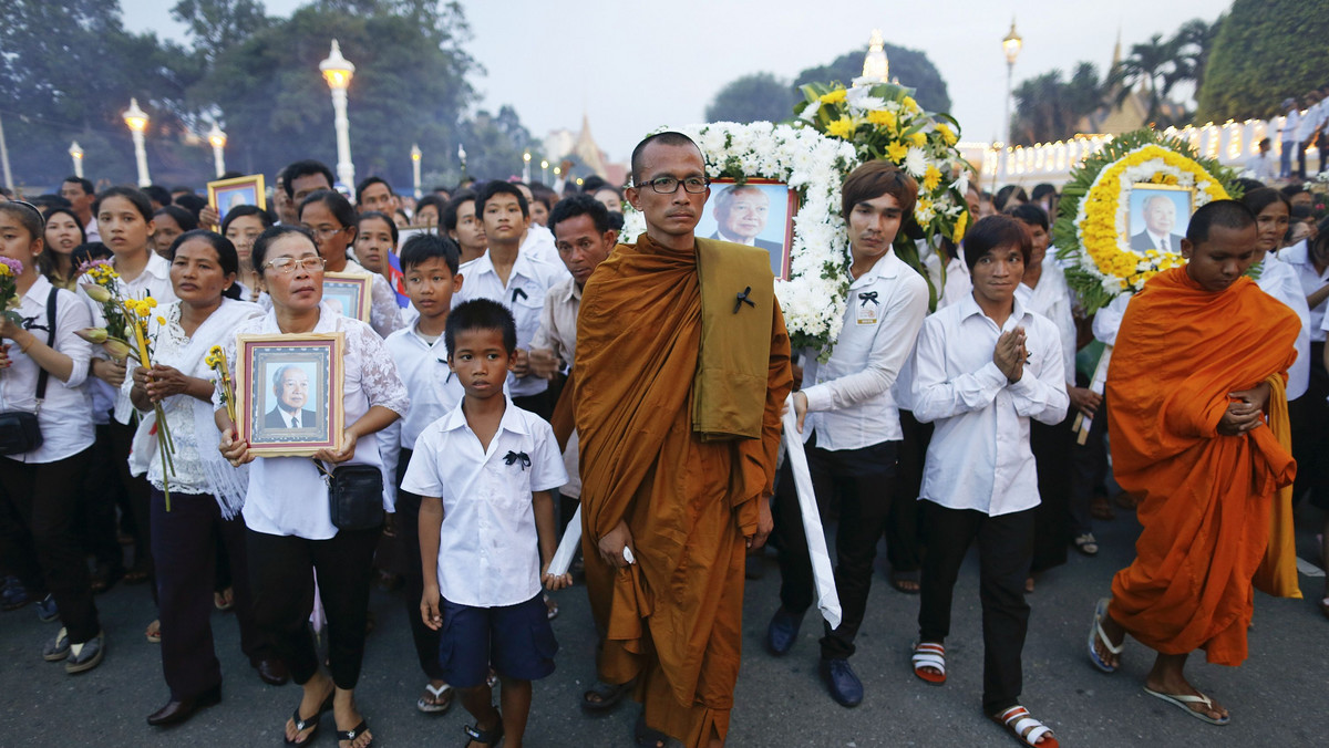 Pogrzeb kambodżańskiego króla