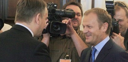 Tusk z Pawlakiem podali sobie ręce. Ale spotkania nie było