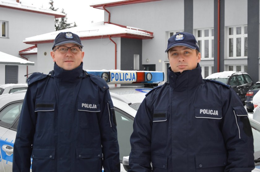 Zatrute małżeństwo ocalili policjanci