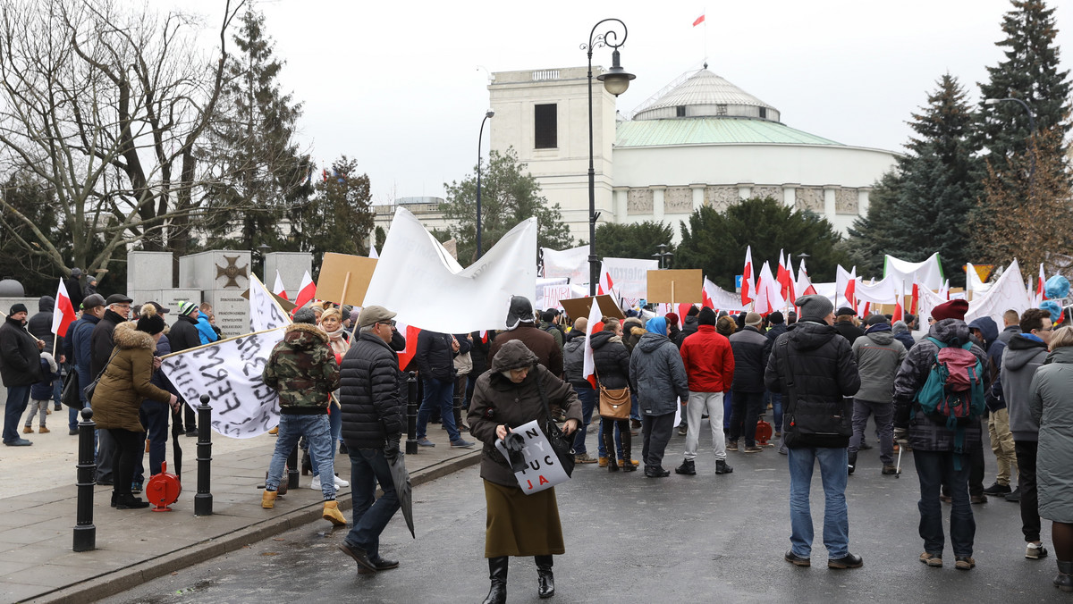 WARSZAWA SEJM MANIFESTACJA (manifestacja)