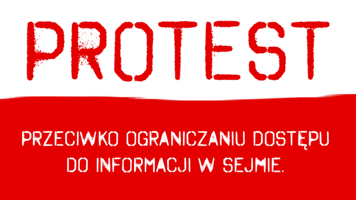Komitet Obrony Demokracji organizuje dziś o godz. 20 protest przed Sejmem, aby wesprzeć posłów opozycji walczących o dostęp do informacji w Sejmie - poinformował PAP lider KOD Mateusz Kijowski.
