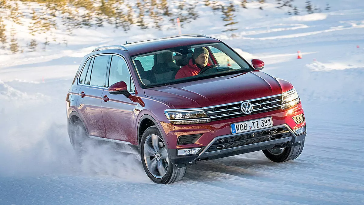 Nowy Volkswagen Tiguan - stabilny nawet na lodzie