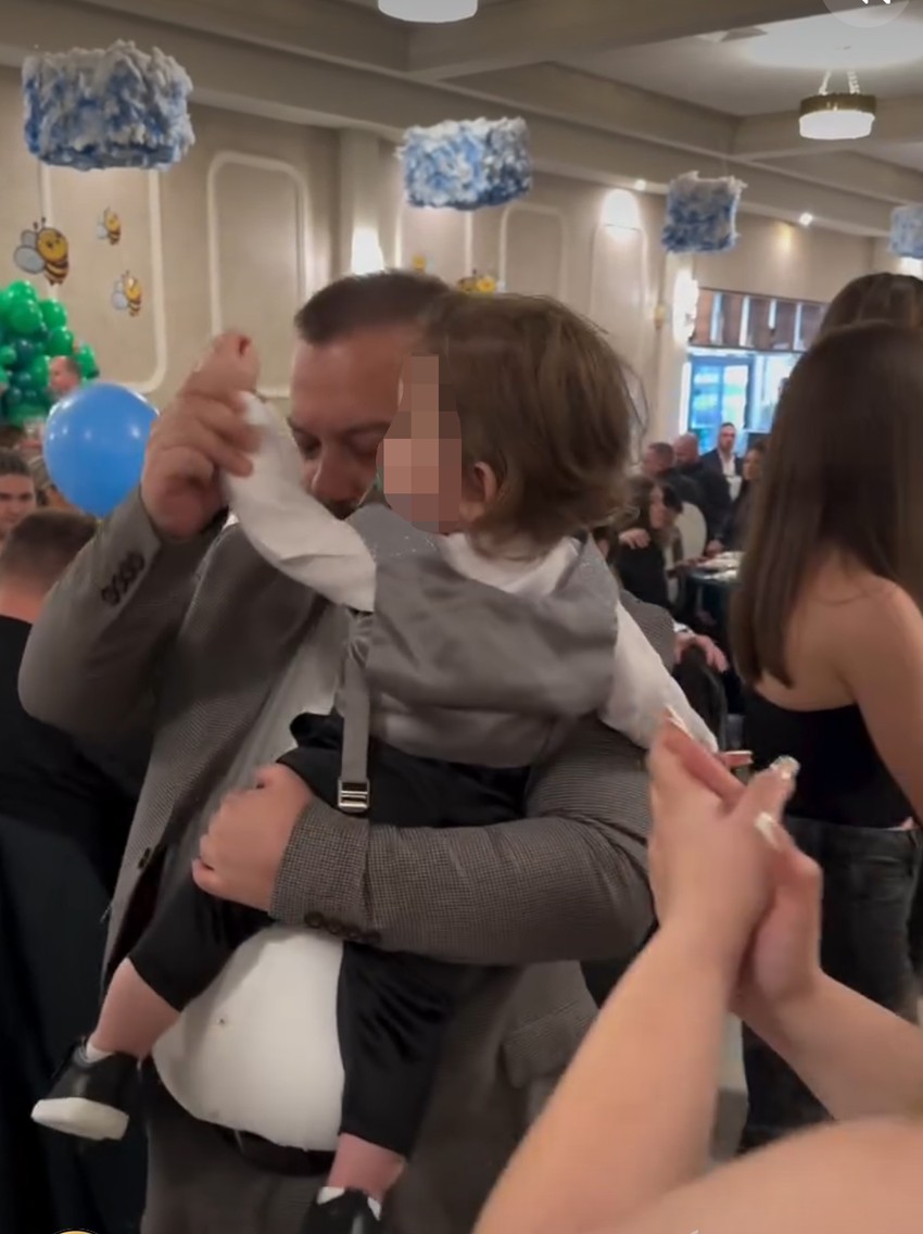 Borko Radivojević slavi unuku prvi rođendan