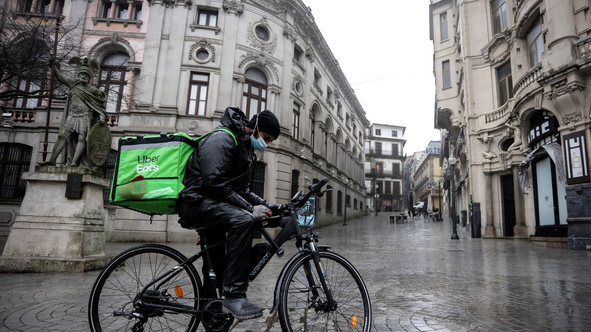 Dostavljač hrane u Portugalu