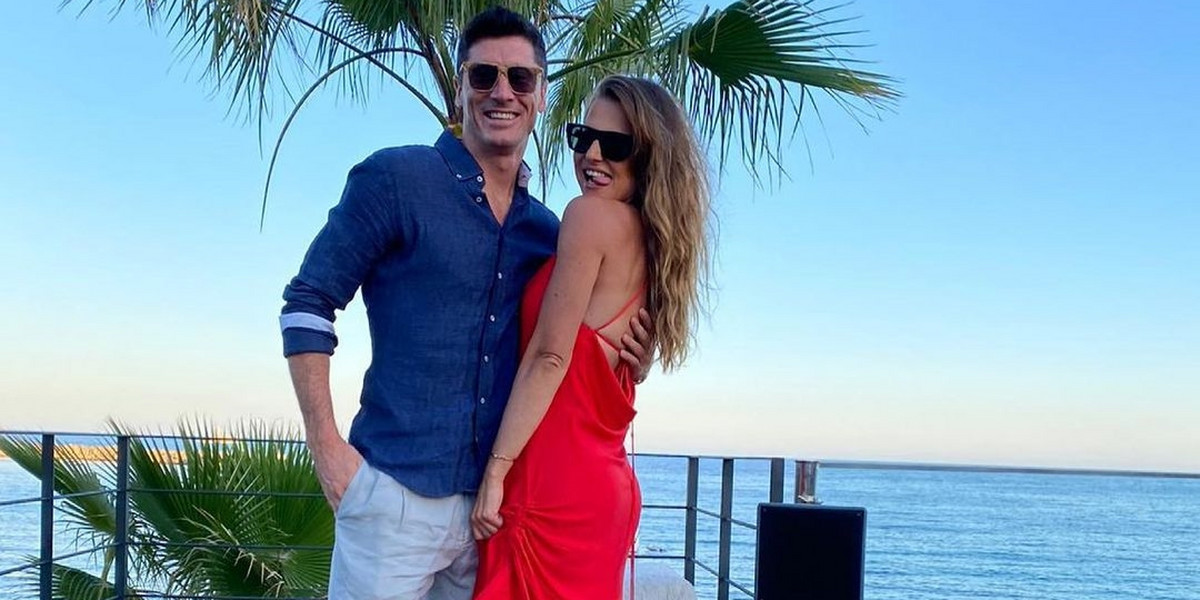 Robert Lewandowski i Anna Lewandowska