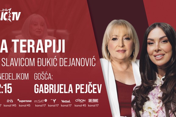 Emotivna ispovest o gubitku oca, toksičnim vezama: Gabrijela Pejčev gošća emisije "Na terapiji sa Slavicom Đukić Dejanović", večeras u 22.15 h, Blic TV