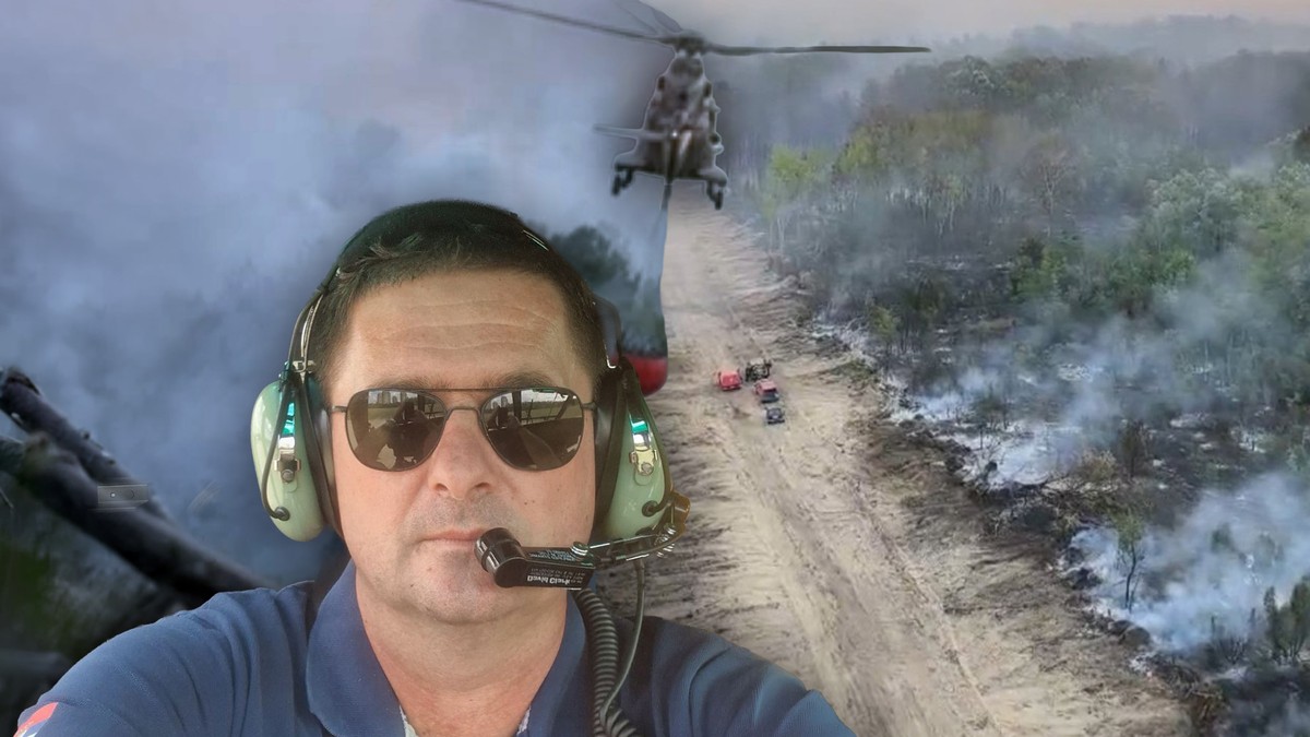 Jovica Mihailović o borbi pilota Helikopterske jedinice MUP sa požarom u Deliblatskoj peščari