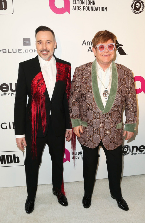 Elton John z mężem