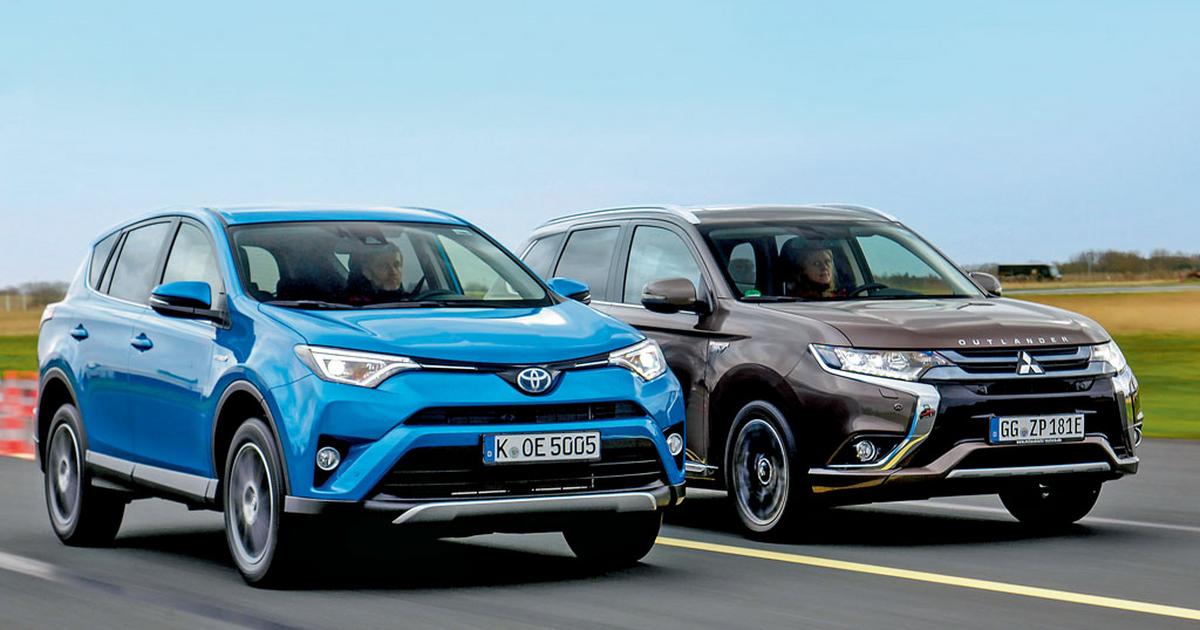 Toyota RAV4 Hybrid kontra Mitsubishi Outlander PHEV