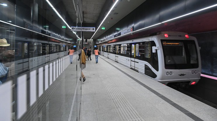 A 3-as metró felújított Lehel téri állomása 2023. május 23-án/Fotó: MTI/Máthé Zoltán
