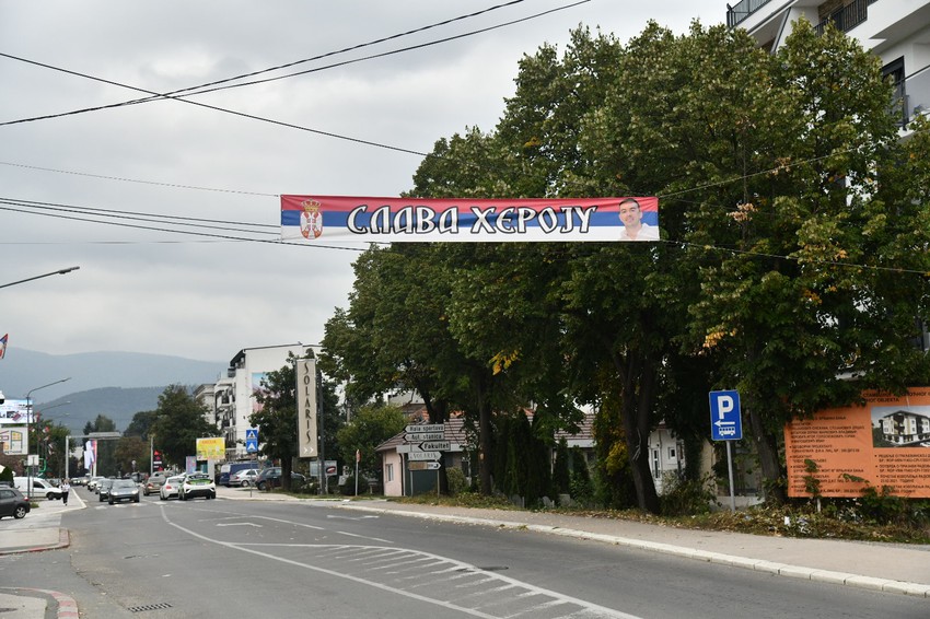 Razvijen transparent u Vrnjačkoj banji