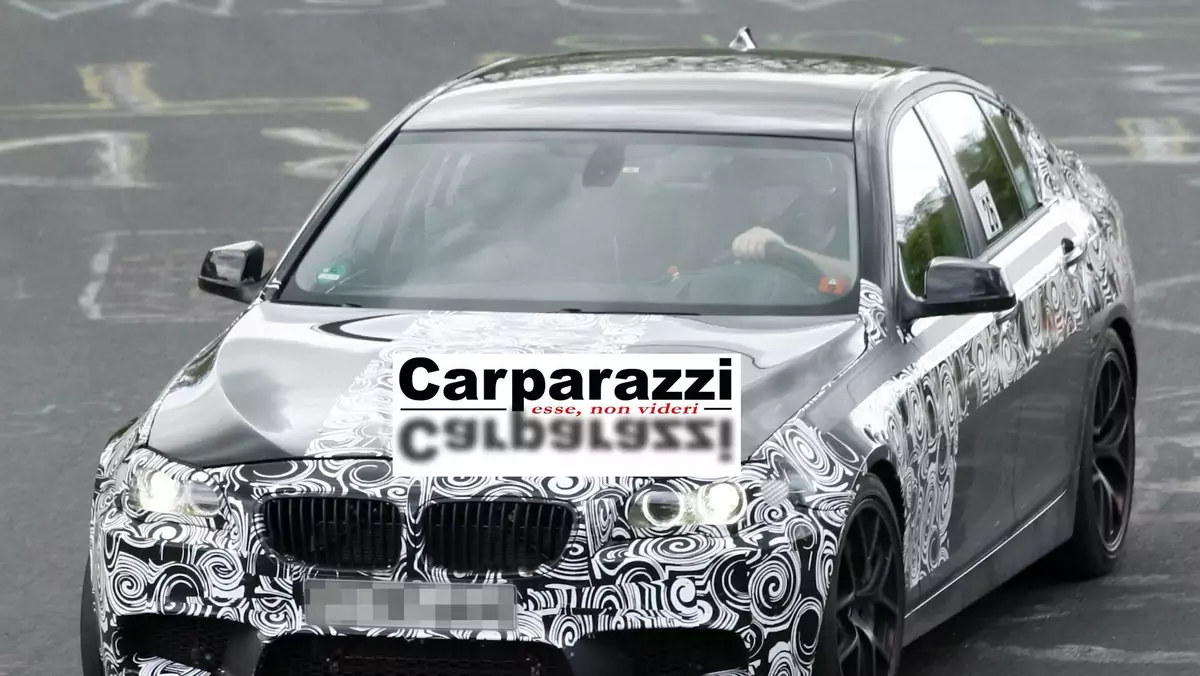 Zdjęcia szpiegowskie: BMW M5 na torze