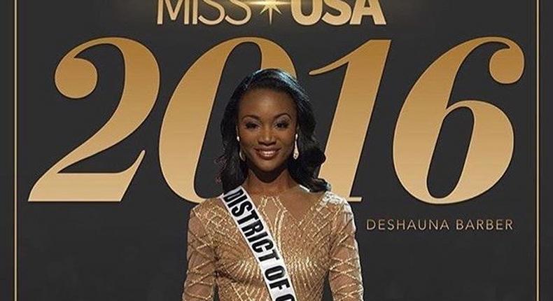Miss District Of Columbia, Deshauna Barber has been crowned Miss USA 2016 in a three-hour event that saw 52 beautiful & intelligent ladies from across the United States compete against each other.