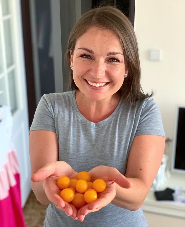 Moderátorka Rádia Kiss Bára Tlučhořová. 