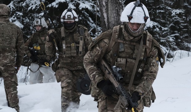 Britanska vojska na vežbama u Estoniji u februaru