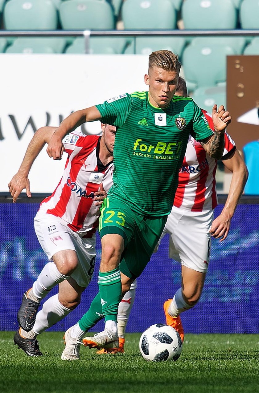 Pilka nozna. Ekstraklasa. Slask Wroclaw - Cracovia Krakow . 21.07.2018