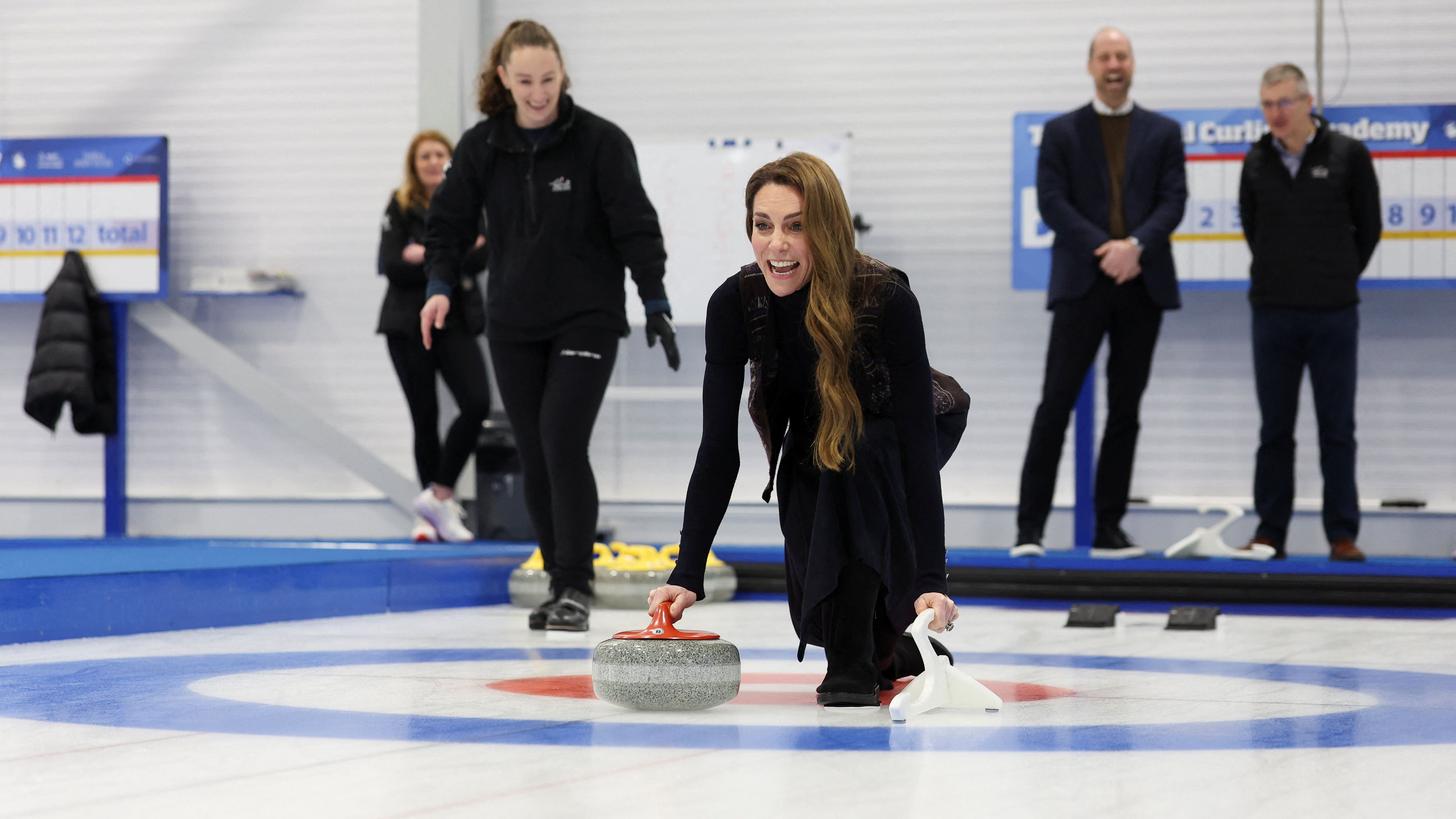 Wait, did you see William and Kate trying curling? They're backing Team GB