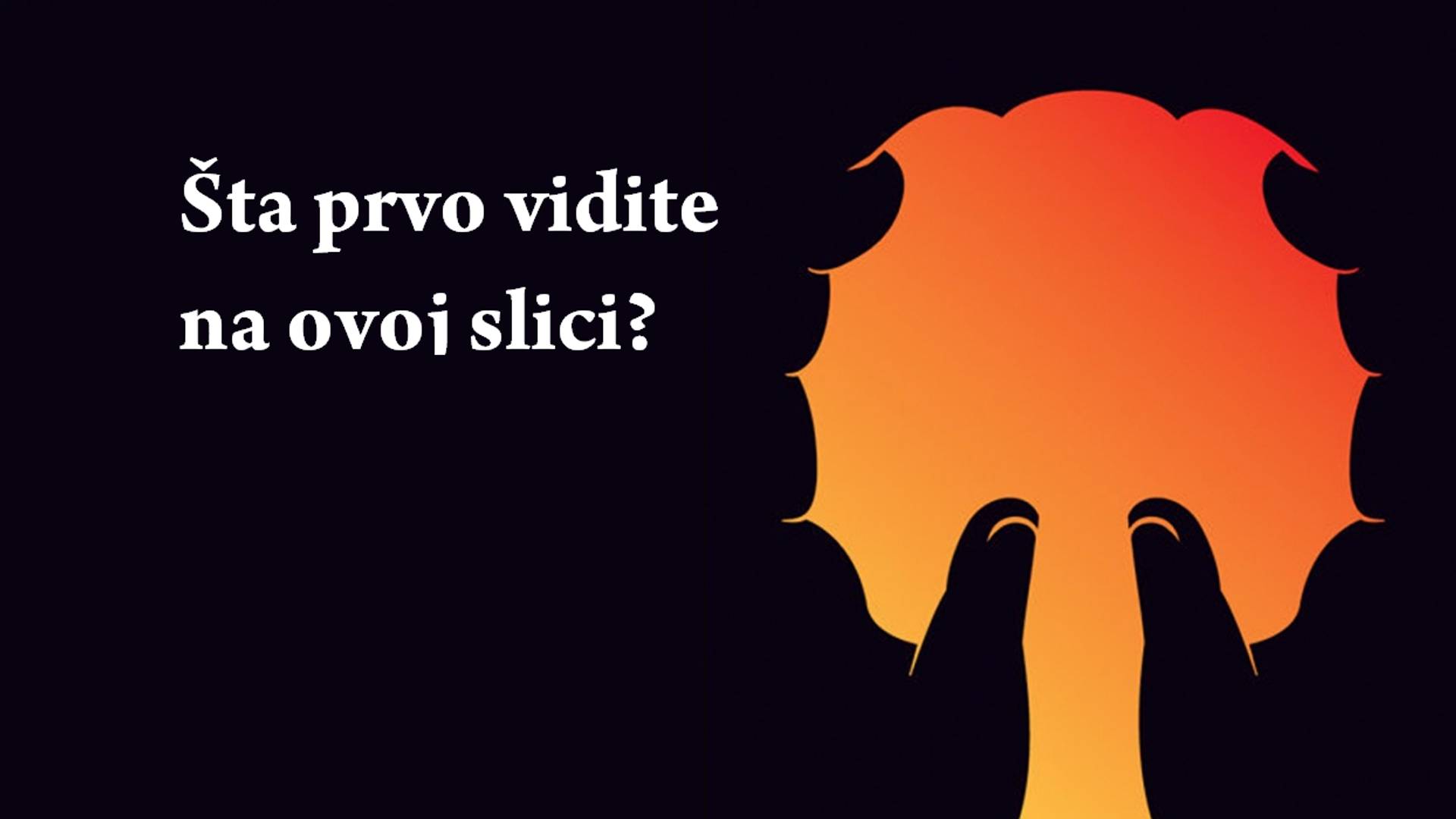 Da li si rob mašte ili logike? Prva asocijacija na sliku krije odgovor