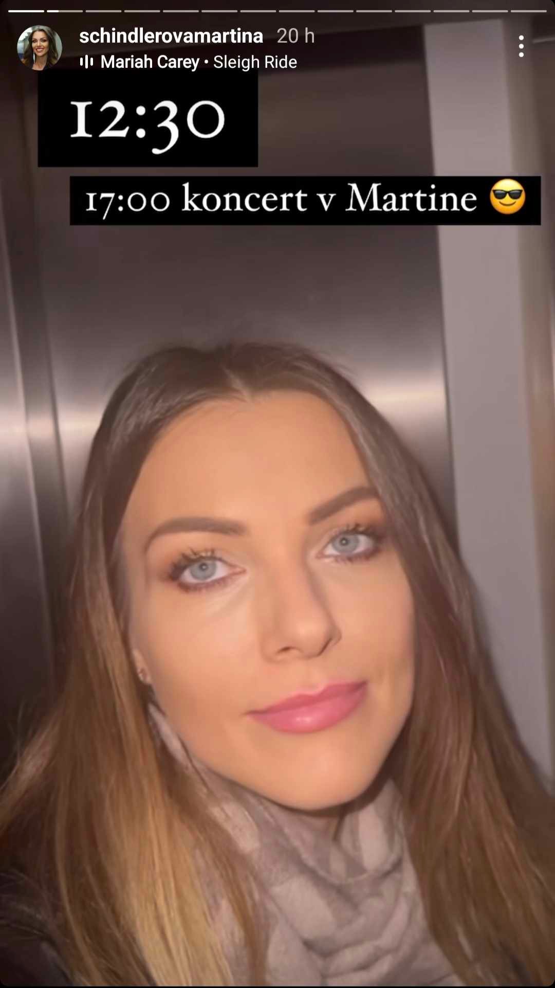 Martina Schindlerová sa so synom zasekla vo výťahu.