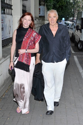 Olena Leonenko i twórca scenariusza Janusz Głowacki