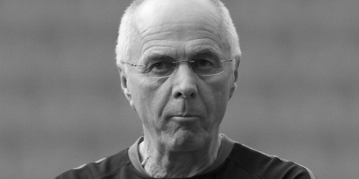 Sven-Goran Eriksson miał 76 lat. 