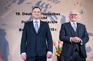 Prezydent Polski Andrzej Duda i prezydent Niemiec Frank-Walter Steinmeier.