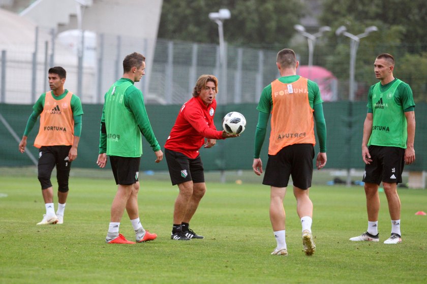 Pilka nozna. Legia Warszawa. Trening. 28.08.2018