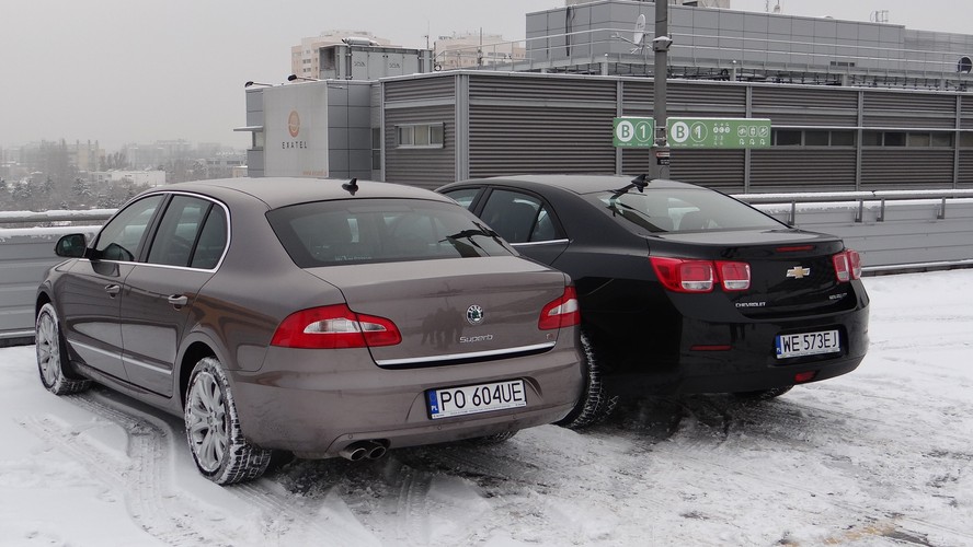 Chevrolet malibu kontra skoda superb