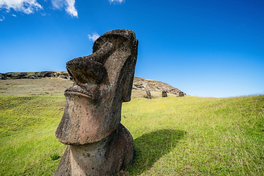 Moai Rano Raraku Easter Island Statue Rapa Nui