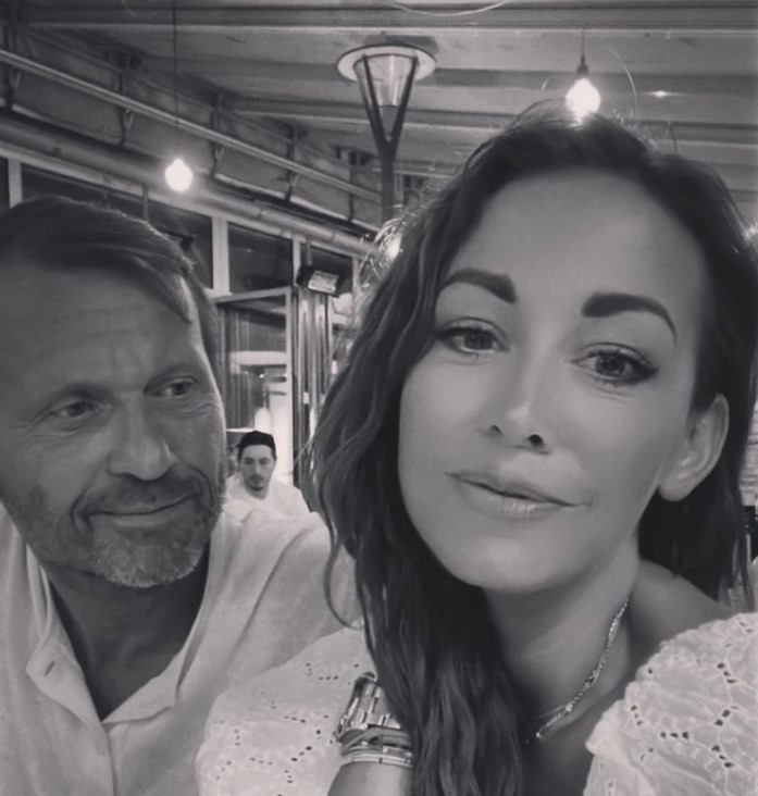Agáta Hanychová s partnerom Jaromírom Soukupom.