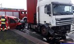 Tragiczny wypadek na A4. Tir wymusił pierwszeństwo