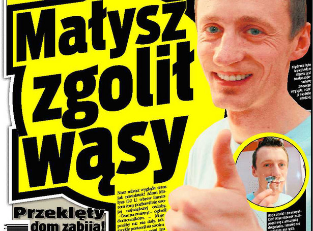 Małysz zgolił swoje wąsy!