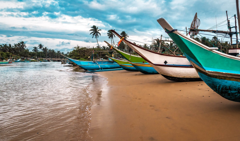 Nieodparty czar Sri Lanki - łodzie rybackie